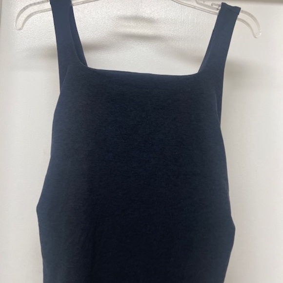 BEYOND YOGA Bump Icon Maternity Dress Spacedye Black EUC - Picture 5 of 11